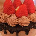 miyakoまま's cooksnap of when they made 材料は2つ！ドリップケーキ.