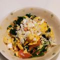クックVNZV99☆'s cooksnap of when they made 女子が喜ぶ♪トマトと法蓮草の玉子炒め☆.