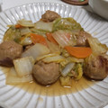 fu♪♪'s cooksnap of when they made 白菜と肉団子の中華風うま煮☆.