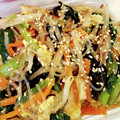 にしあまね's cooksnap of when they made 小松菜と春雨のオイスターソース炒め.