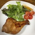 けぼころ's cooksnap of when they made フライパン一つで簡単☆クリスマスチキン.