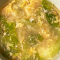のりとなお's cooksnap of when they made レタスと卵の中華スープ☆.