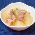 やよい・M's cooksnap of when they made 簡単・聖護院大根とベーコンのコンソメ煮.