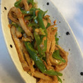 yu228's cooksnap of when they made さつま揚げで☆青椒肉絲風.