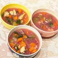 なつき☆ミ's cooksnap of when they made 玉葱、人参、青菜の食べるスープ！.