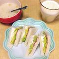 うたかた。's cooksnap of when they made アボカドと生ハムのサンドイッチ.