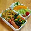 ルぴあ's cooksnap of when they made コーンとほうれん草、にんじんのバター炒め.