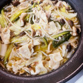 ponpocojp's cooksnap of when they made 豚ともやしの白だし無限ごま油鍋.