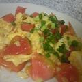 眠猫ちー's cooksnap of when they made ふわふわタマゴのトマト炒め.