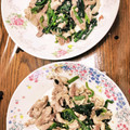 よーこ☆ガッキー's cooksnap of when they made 豚こまとほうれんそうのごま味噌炒め.