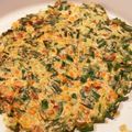 栗うさぎ's cooksnap of when they made 【幼児食】納豆とニラのもちもちチヂミ.