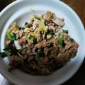 チーズナッツ's cooksnap of when they made 【ズボラ飯】餃子の味だ！簡単ニラ丼。.