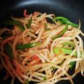 phnanzu's cooksnap of when they made 節約食材！もやしとベーコンのカレー炒め.