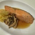 Tomomims's cooksnap of when they made ◉鮭と春キャベツの煮物.