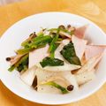 sawasa♪'s cooksnap of when they made カブ・小松菜・ハムの塩炒め☆.
