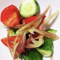MAXA！'s cooksnap of when they made 調味料１つ。キュウリ・茗荷・トマトの漬物.