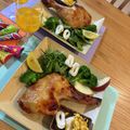 まめはっぱ's cooksnap of when they made おもてなし★ローストチキン(骨付きモモ).