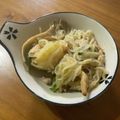 まめ郎's cooksnap of when they made １００ｇあったら豚小間（里芋味噌煮）.