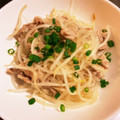 のえもゆ's cooksnap of when they made 簡単！節約！春雨ともやしの豚こま炒め.