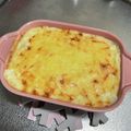 nikopunnn's cooksnap of when they made 簡単　牛乳でホワイトソース　グラタン.
