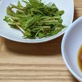 mahorou's cooksnap of when they made 水菜の胡麻和え海苔っとサラダ.