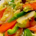 s06007's cooksnap of when they made 野菜だけ炒め.