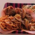私市ビッキーズ津門巳's cooksnap of when they made “豚の生姜焼き玉葱スパゲティーハム畑”.