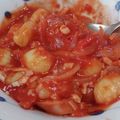 ごんべい君's cooksnap of when they made ◆ニョッキとソーセージをトマトソースで◆.