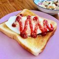 ねっちゃんっ's cooksnap of when they made ＊ピリっと大人味　ナポリタントースト＊.
