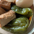 ｐｅｋｏmama's cooksnap of when they made 丸ごとピーマンと油揚げの煮付け.