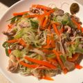 匡史さん's cooksnap of when they made 柚子胡椒でピリッ！鶏肉とねぎの焼ビーフン.