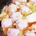 Ｍぱん's cooksnap of when they made あったかお鍋☆優しいお味の鶏団子スーブ♪.