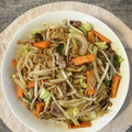 caruga's cooksnap of when they made あぺたいと風 両面焼きソース焼きそば.