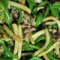 クックONSIPF☆'s cooksnap of when they made ひき肉で節約♪チンジャオロース.