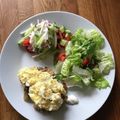 Ruriluru's cooksnap of when they made きゅうりとカニカマドレッシングonトマト.