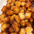 ミエまる's cooksnap of when they made 【保育園給食】さつまいもと大豆の甘辛揚げ.