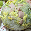 ゆけり３兄弟's cooksnap of when they made 簡単♡魚肉ソーセージといり卵のおにぎり♡.
