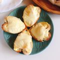 みぃぃちゃま's cooksnap of when they made ベビーチーズマヨのハートトースト♡.
