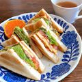 gomapon's cooksnap of when they made お弁当にも♪ベーコンエッグサンド.