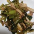 ヨシヨッシー's cooksnap of when they made 節約★かぶの葉炒め.