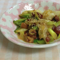 umemodoki's cooksnap of when they made 九条ねぎとやきとり缶で炒め物(塩味).