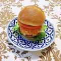 コムギ大好き's cooksnap of when they made モス風チーズハンバーガー.