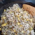 jagao's cooksnap of when they made たまごとじゃこの入った高菜チャーハン♡.