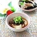 runa10's cooksnap of when they made オッサンのもずく豆腐.
