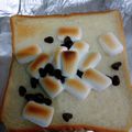 クック3N0VKO☆'s cooksnap of when they made 材料３つ ４分以内！簡単スモアトースト.