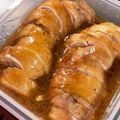 マメ柴's cooksnap of when they made 鶏チャーシュー★レンジ簡単おもてなし弁当.