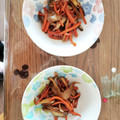 よーこ☆ガッキー's cooksnap of when they made にんじんと舞茸のきんぴら.