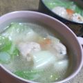 まゆみきママ's cooksnap of when they made 簡単、シンプル 白菜と肉団子のスープ.