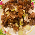 snow730413's cooksnap of when they made ひき肉とナスの甘酢炒め.