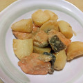 由芽15's cooksnap of when they made 鮭とじゃがいもの味噌バター煮込み.
